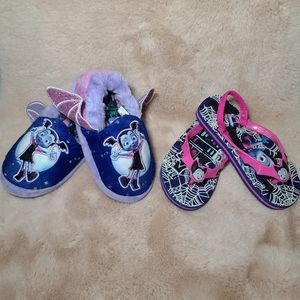 Vampira slippers and flip flops